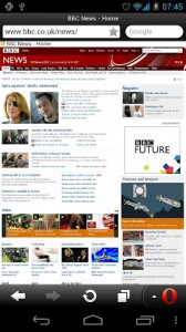 Aplicaciones Android Gratis - Opera Mini 7