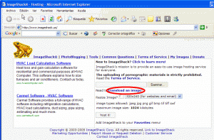 Subir Imágenes - Imageshack