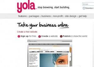 Crear páginas web gratis en yola